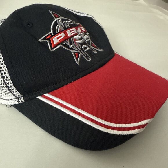 PBR Professional Bull Riders Mesh Snap Back Hat O/S - Picture 12 of 14